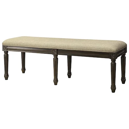 Hampton Linen Accent Bench